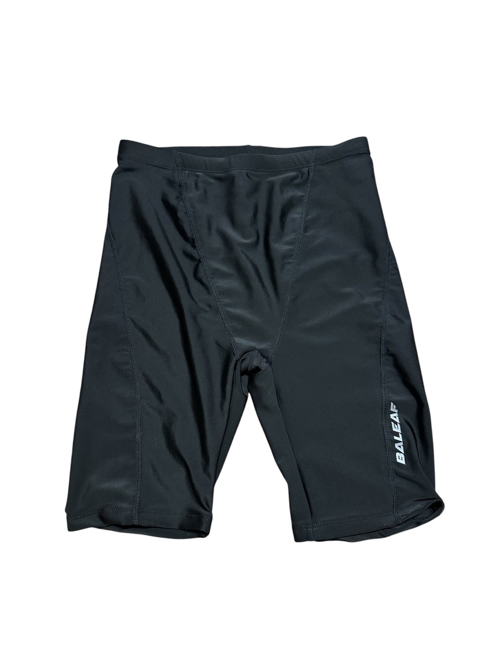 BALEAF Women’s L Black Padded Cycling Shorts Drawstring UPF 50+ NWT
